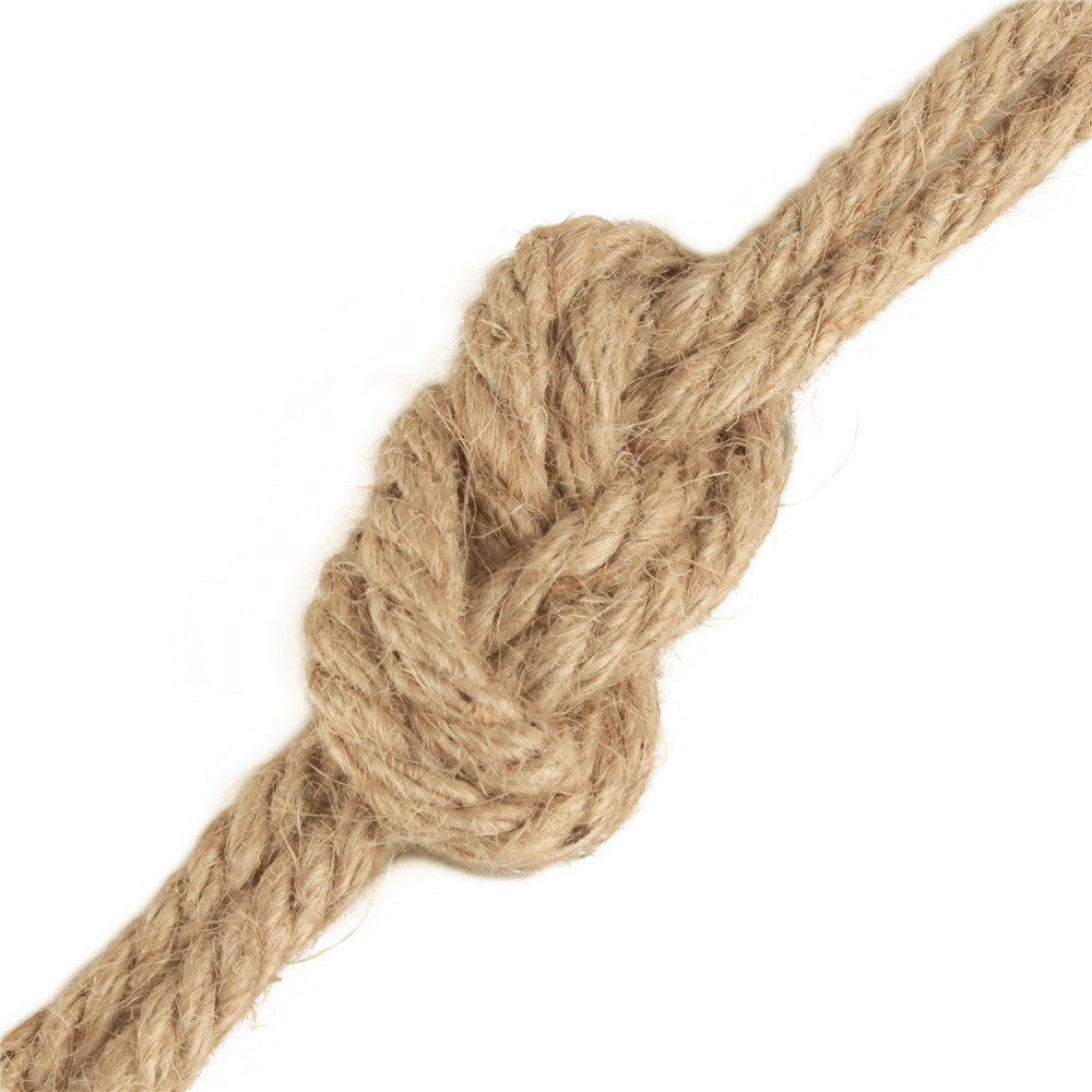 Rebellion Reign Rustic 10m Hemp Bondage Rope - Nude