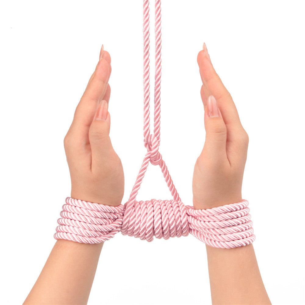 Rebellion Reign Rose 10m Silky Bondage Rope Pink 