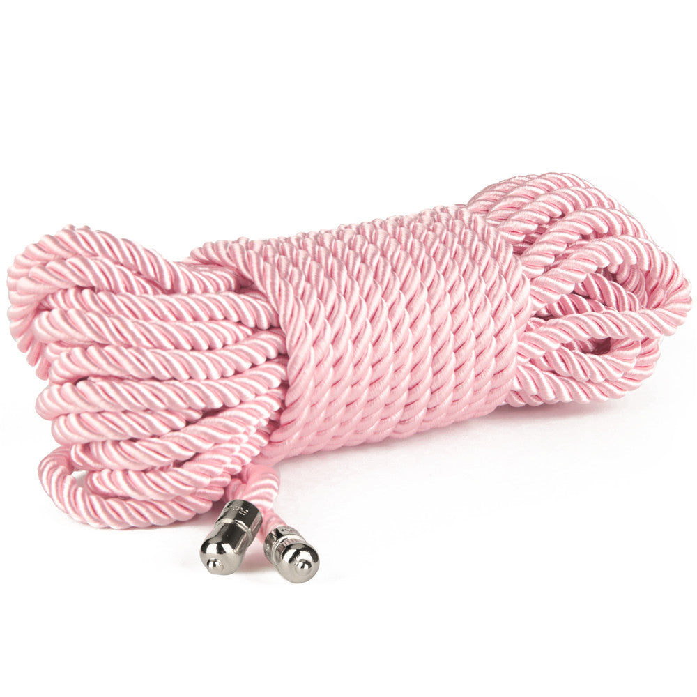 Rebellion Reign Rose 10m Silky Bondage Rope Pink 