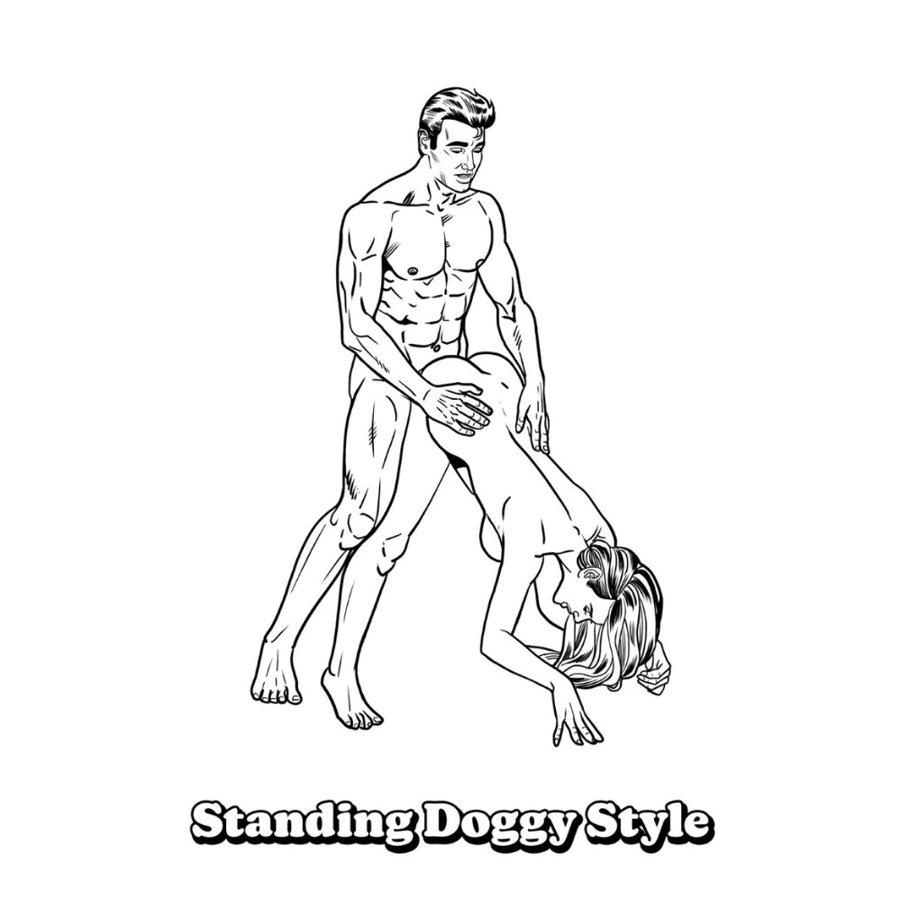  Sexiest Sex Positions Colouring Book