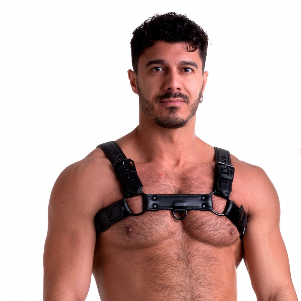 Vegan Bulldog Harness Black 