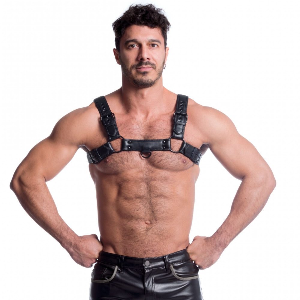 Vegan Bulldog Harness Black 