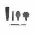 Vegan 4 Pc Interchangeable Tip Crop  - Black