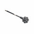 Vegan 4 Pc Interchangeable Tip Crop  - Black