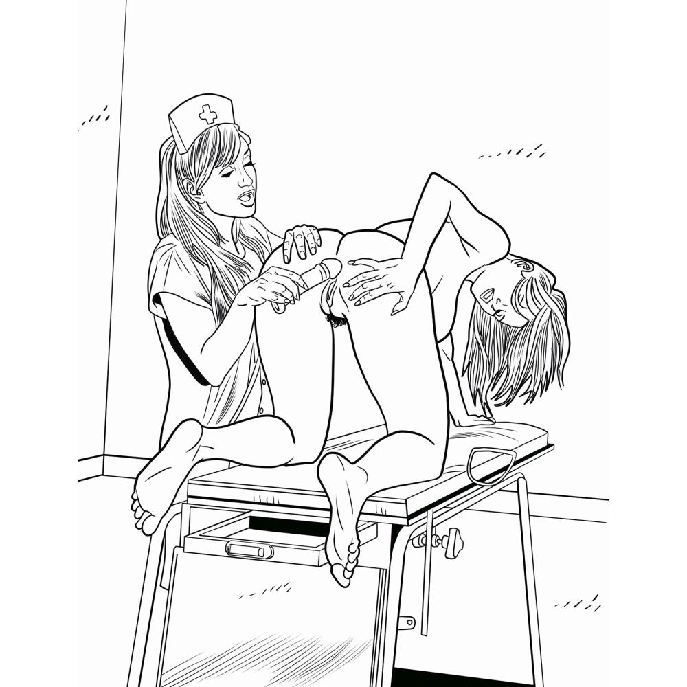  XXX Nurses Colouring Book