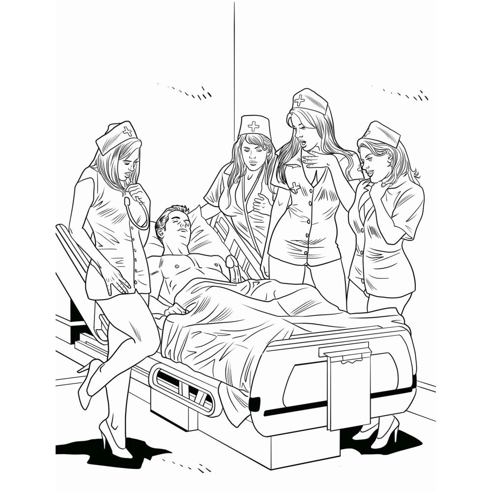  XXX Nurses Colouring Book