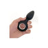 Vers 12 Mode Silicone USB Anal Vibrator - Black