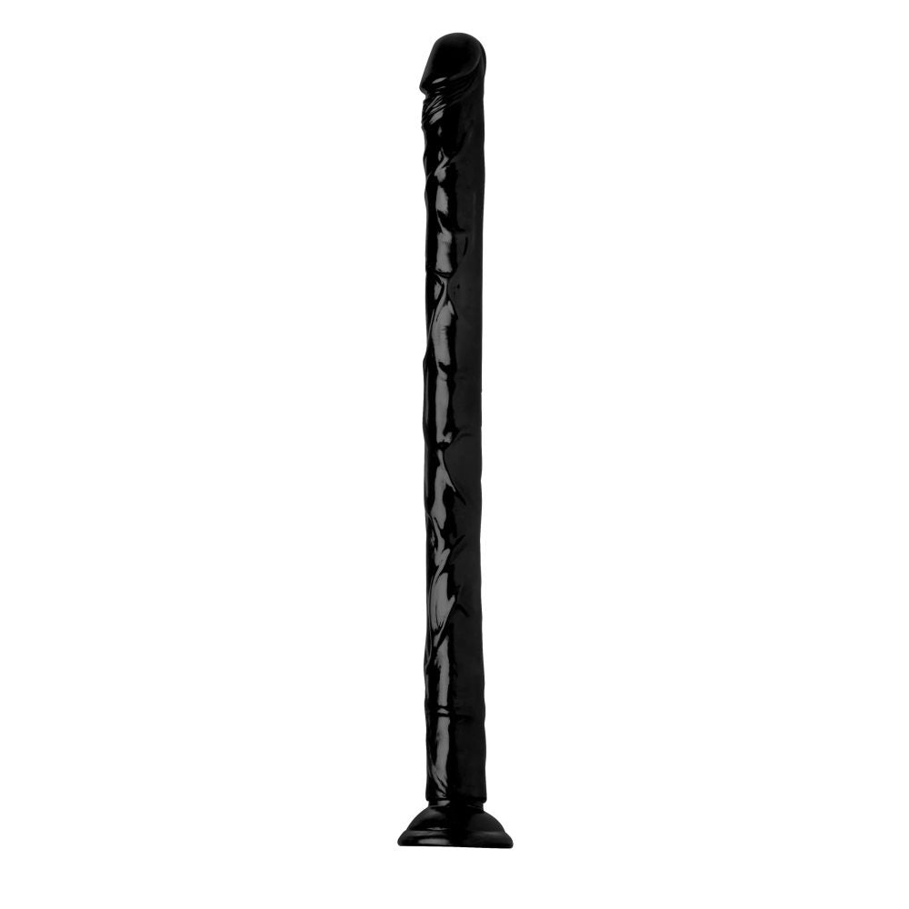 Hosed 19in Realistic Anal Dildo  - Black