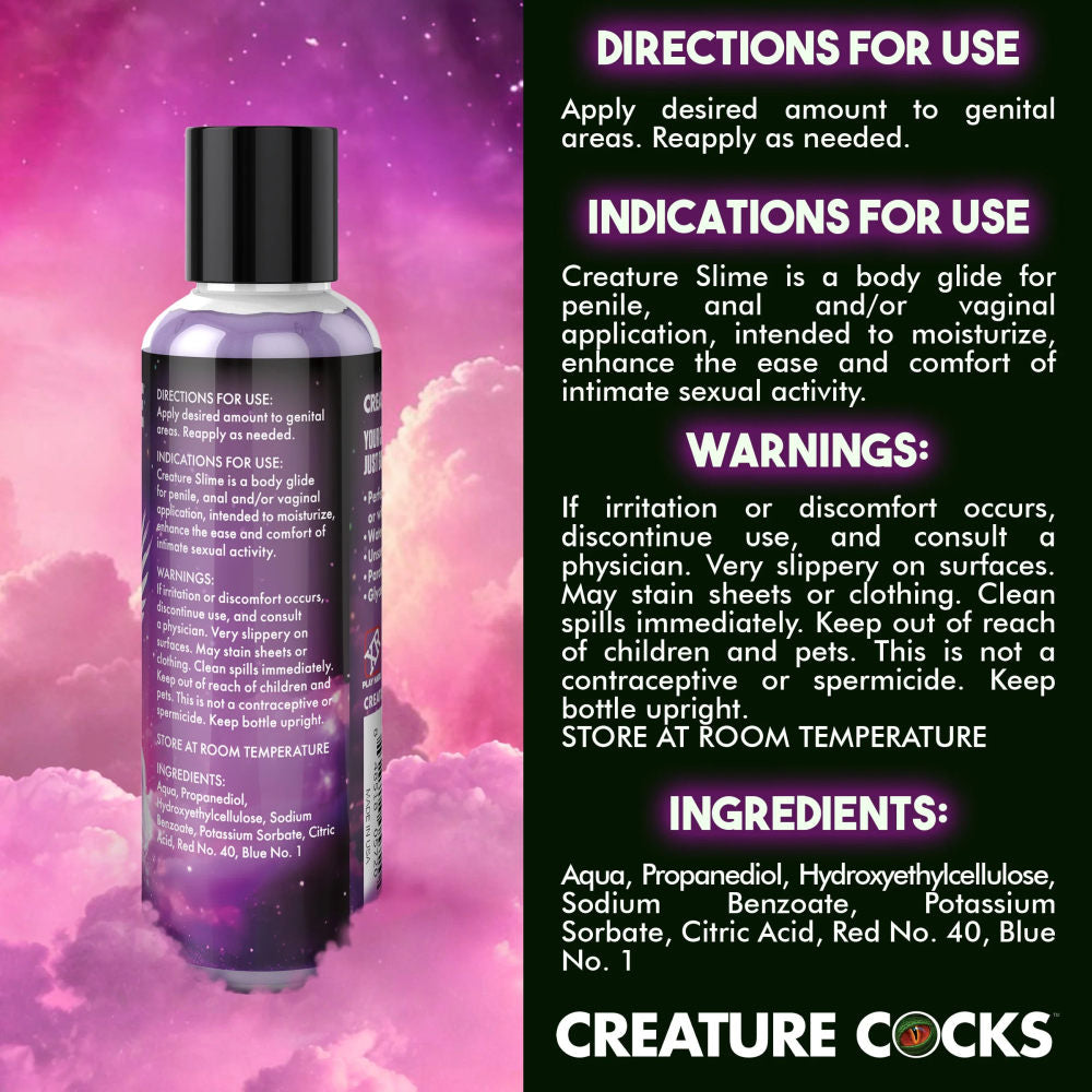 Creature Slime Purple Slime Water Based Lubricant 4oz