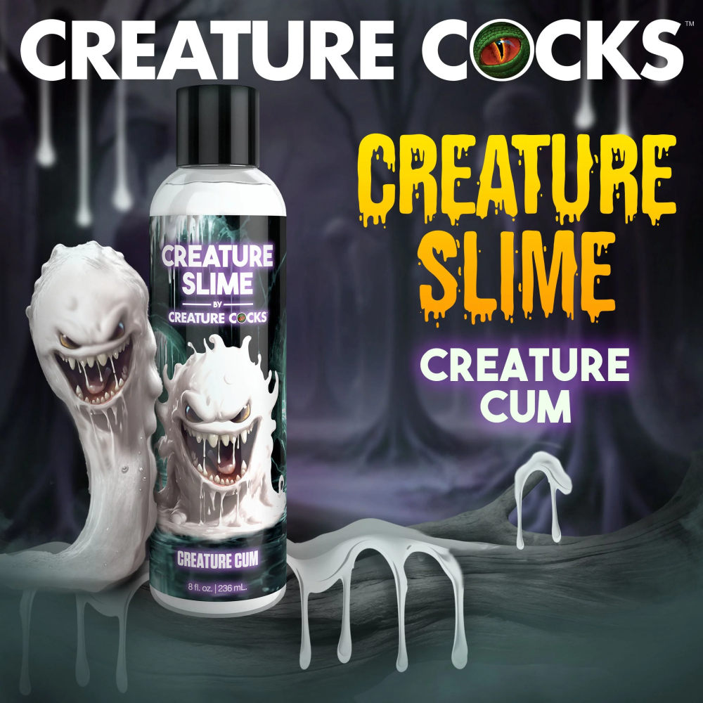 Creature Slime Creature Cum Unscented Jizz Lubricant 8oz - White