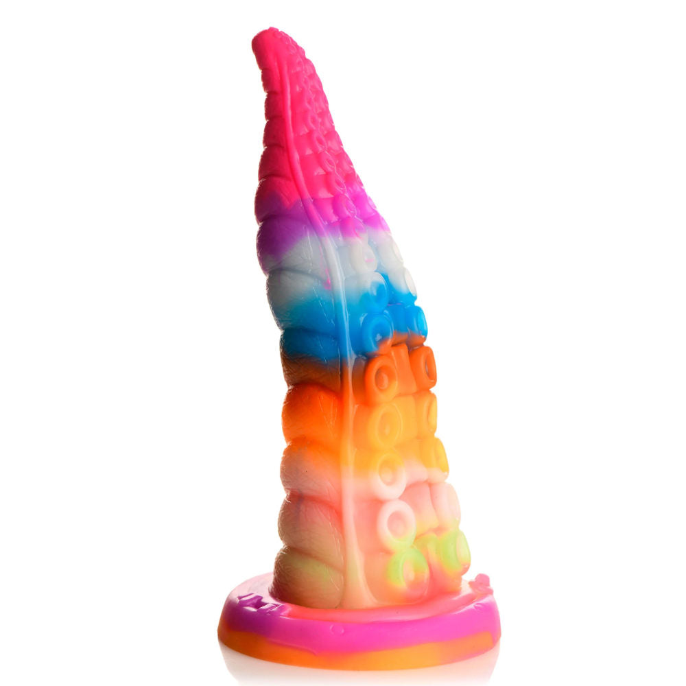 Luminoctopus GITD Tentacle Dildo - Rainbow