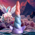 Dream Rider Silicone Dildo - Rainbow