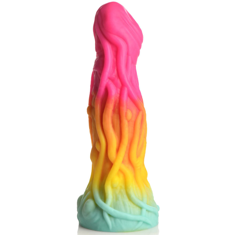 Shape Shifter Alien Silicone Dildo - Rainbow
