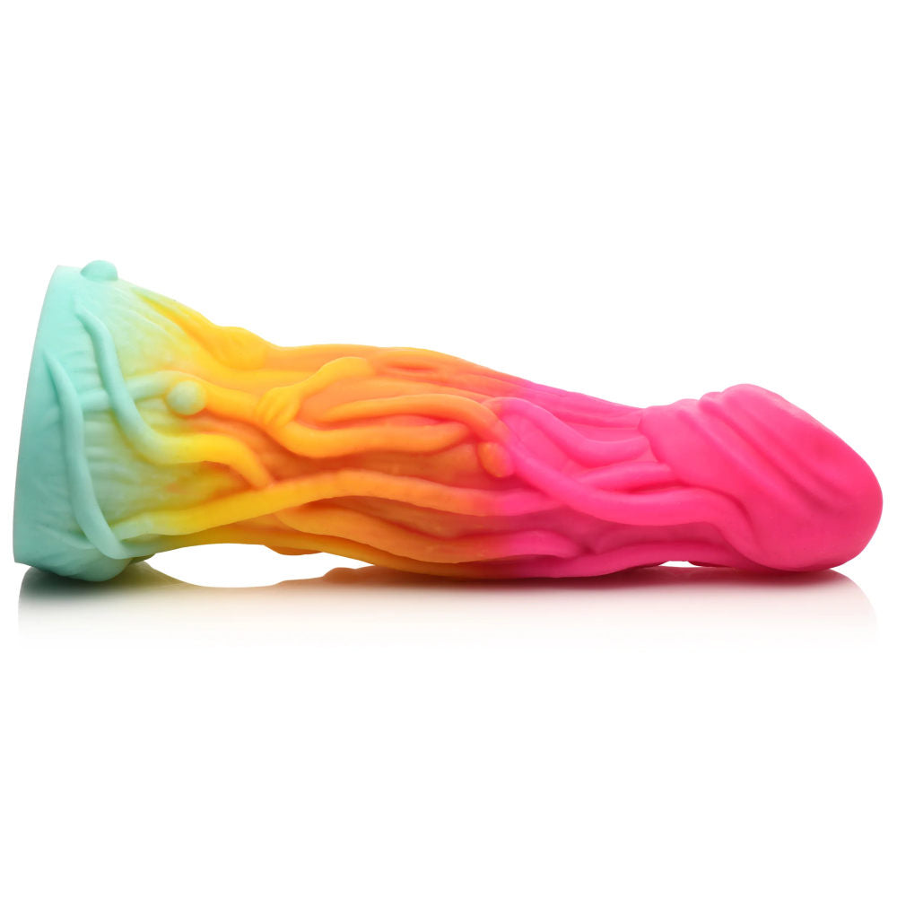 Shape Shifter Alien Silicone Dildo - Rainbow