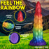 Magic Rider Unicorn Silicone Dildo - Rainbow