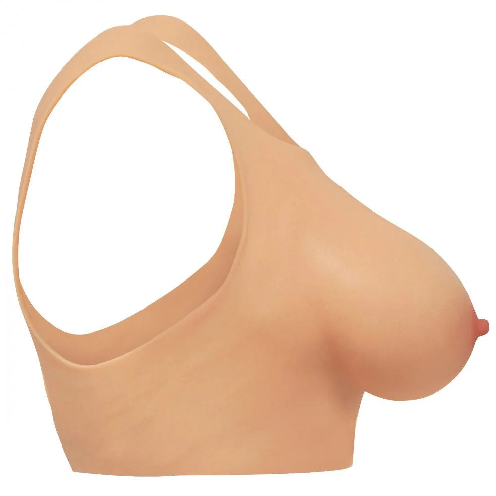 Perky Pair D Cup Silicone Breasts - Flesh